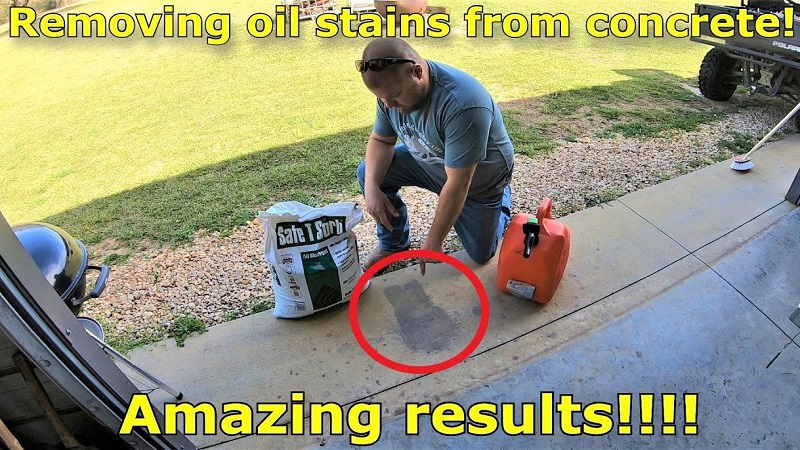 How to Remove Motor Oil from Concrete