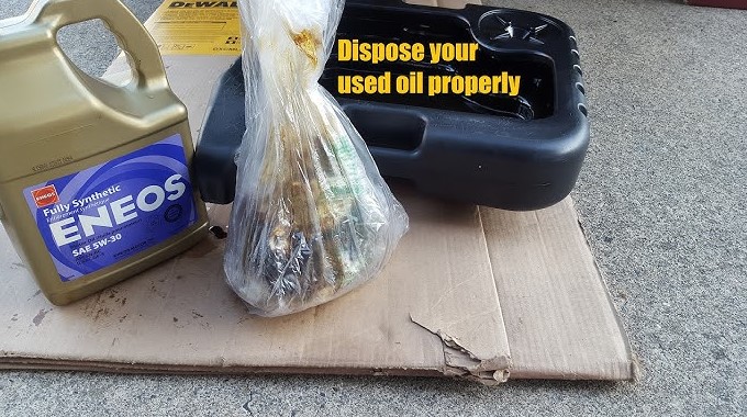 Where to Dispose of Motor Oil for Free
