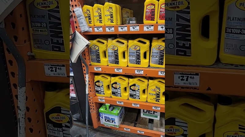 Does Home Depot Sell Motor Oil
