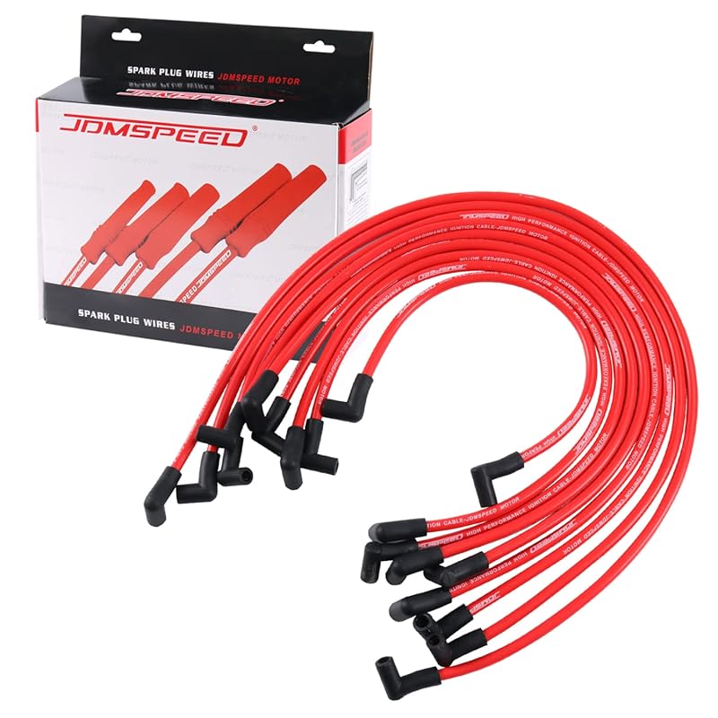JDMSPEED 10.5mm Spark Plug Wire Set for HEI SBC BBC 350 383 454 Engine