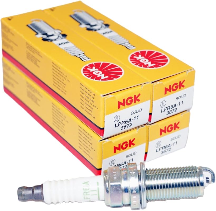 NGK LFR6A-11 Iridium Spark Plugs, Pack of 4 for High-Performance Engin