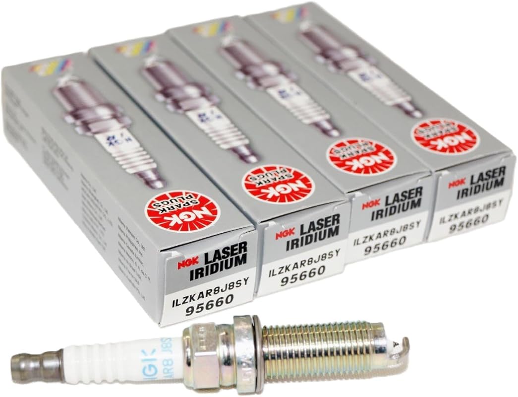 NGK Laser Iridium Spark Plug 4-Pack for Enhanced Performance and Longevity