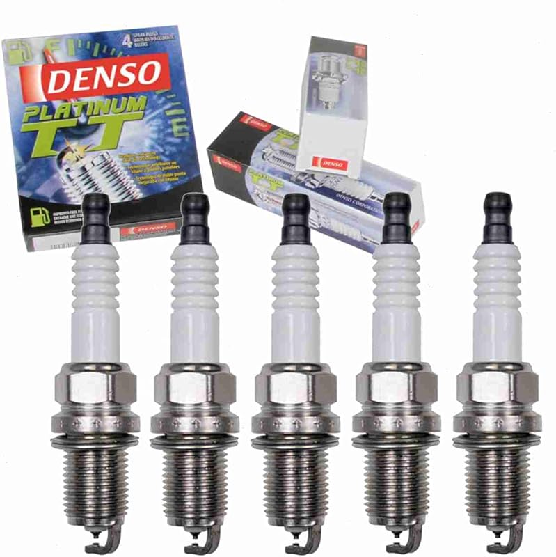 DENSO Platinum TT 5-Pack Spark Plugs for Volvo XC90 2.5L L5 2003-2006