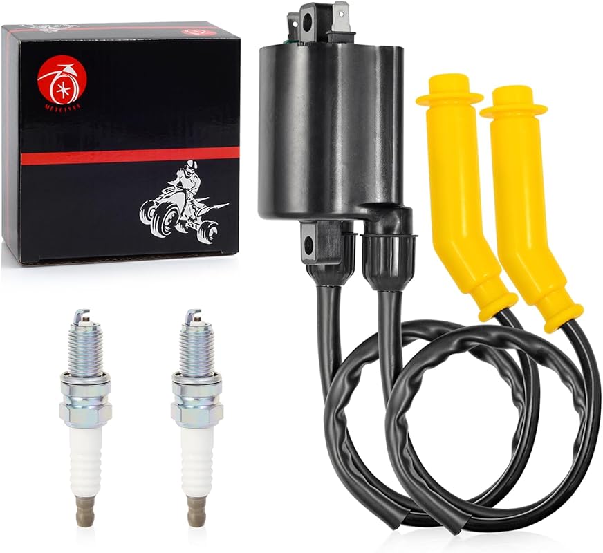 Ignition Coil Pack & Spark Plug Cap for Honda VTX1300 Series – Fits VT