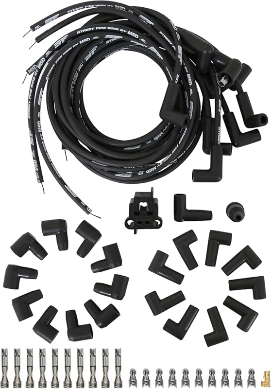 MSD Street Fire 5553 Spark Plug Wire Set Budget-Friendly Performance f