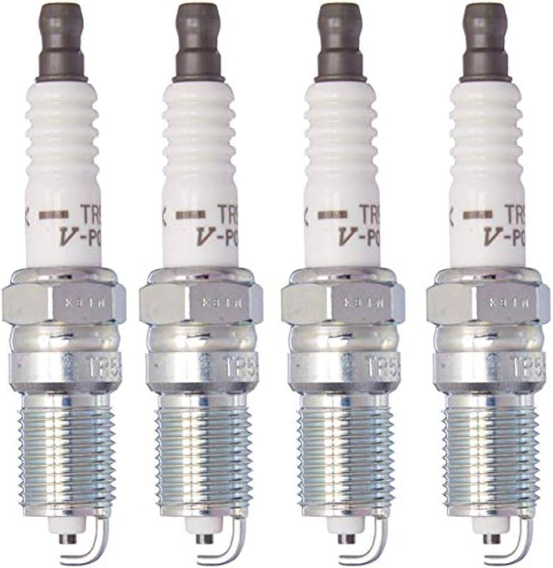 NGK V-Power TR55 #3951 Spark Plugs 4-Pack - Premium Copper Core for En
