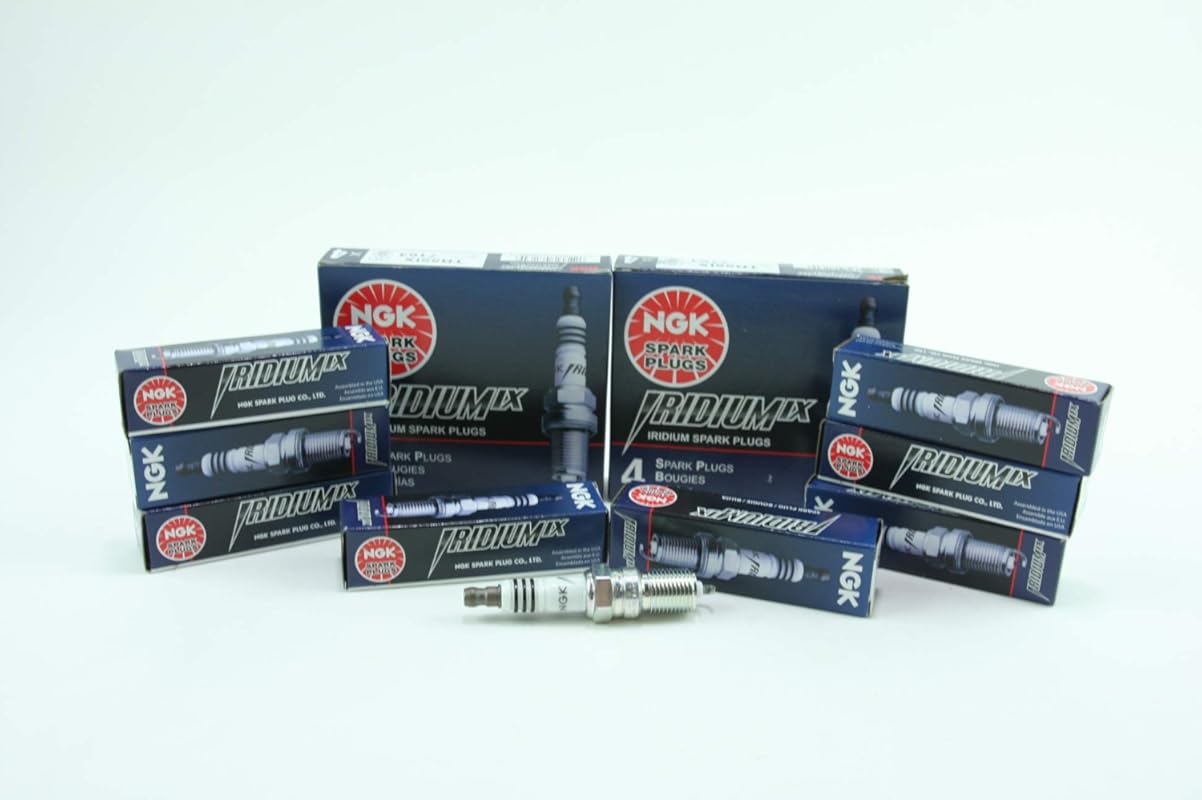 NGK 7164 Iridium IX TR55IX Spark Plugs 8-Pack - Premium Long-Life Dura