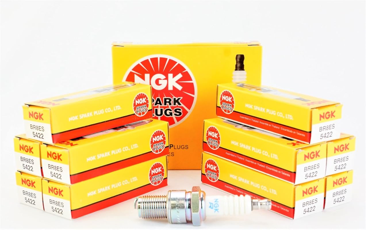NGK BR8ES 10-Pack Spark Plugs – High-Quality Ignition for Small Engine