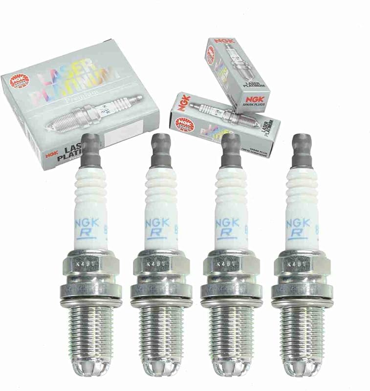 Set of 4 NGK Laser Platinum Spark Plugs for 2002-2008 Mini Cooper 1.6L