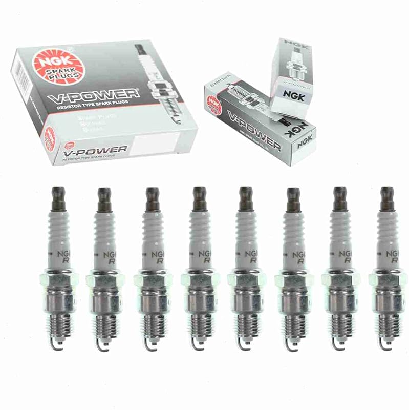 NGK V-Power Spark Plugs 8-Pack for Ford Mustang 4.2L 5.0L V8 Engines 1