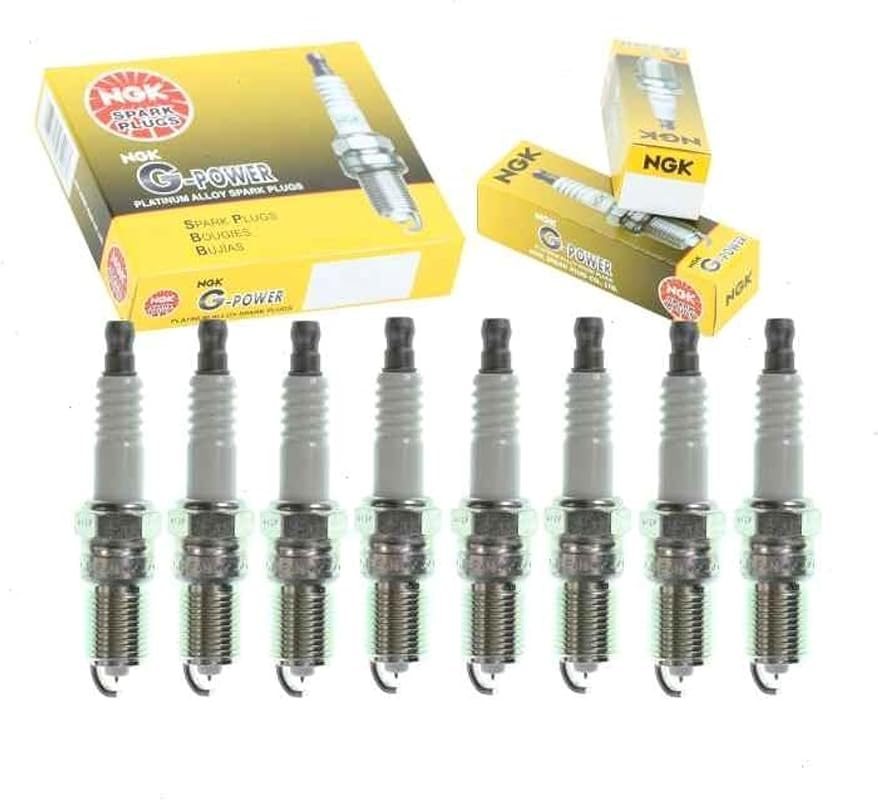 NGK Set of 8 G-Power Spark Plugs Compatible with Mercury Grand Marquis