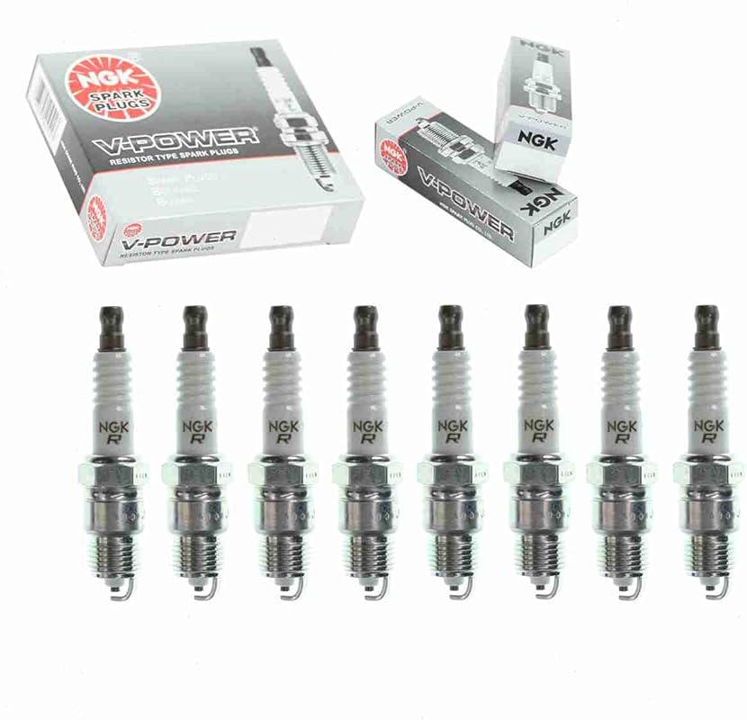 8-Pack NGK V-Power Spark Plugs for Ford F-250 5.0L 5.8L 6.6L 7.5L V8 1