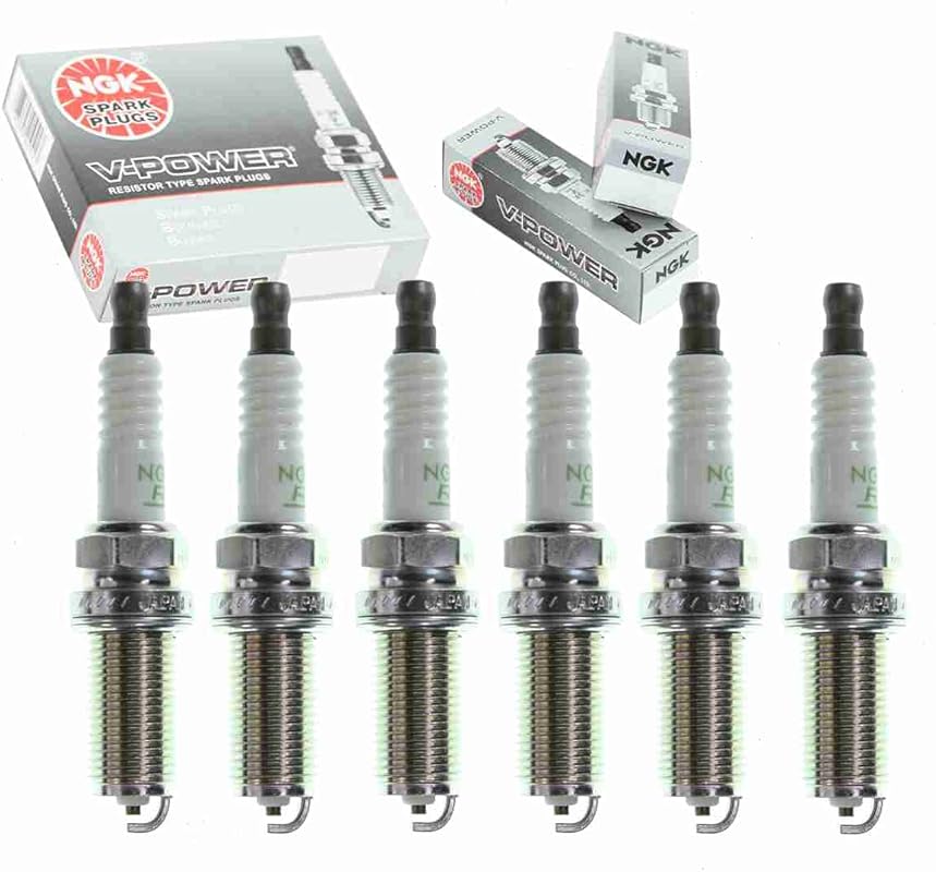 NGK V-Power Spark Plugs 6-Pack for Nissan 350Z 3.5L V6 2003-2006 Durab