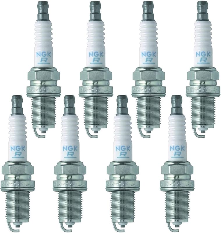NGK FR5 Spark Plugs 8-Pack Stock 7373 for Superior Ignition and Engine