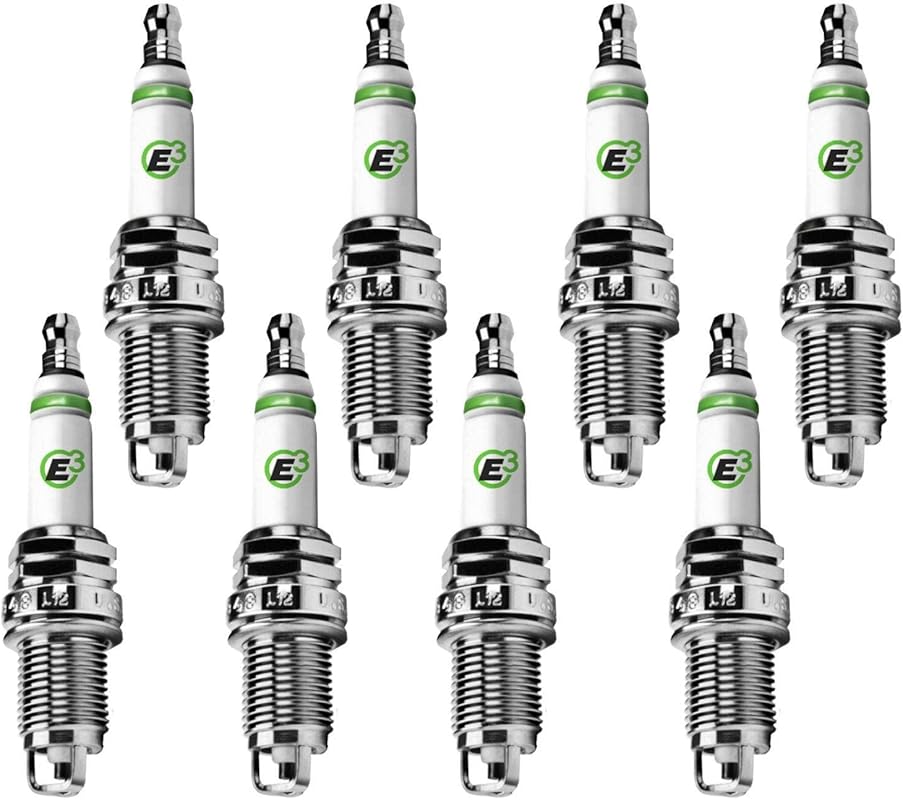 E3.48 E3 Premium Automotive Spark Plugs 8-Pack for Superior Ignition E