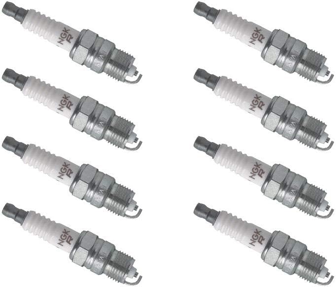 NGK V-Power Spark Plugs 8-Pack for Multiple Engine Models - Enhanced I