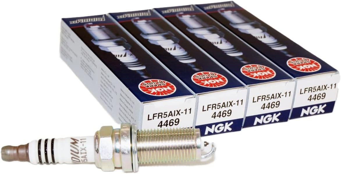 NGK Iridium IX LFR5AIX-11 Spark Plugs 4 Pack for Toyota Camry LE 2.5L 