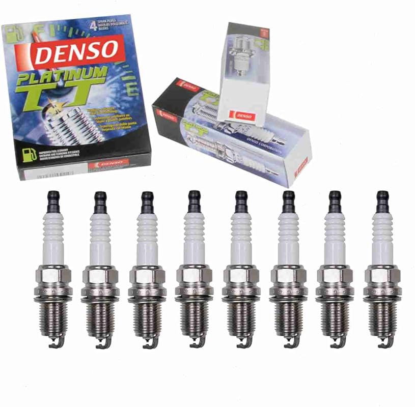 DENSO 8-Pack Platinum TT Spark Plugs for Toyota Sequoia 4.7L V8 2001-2