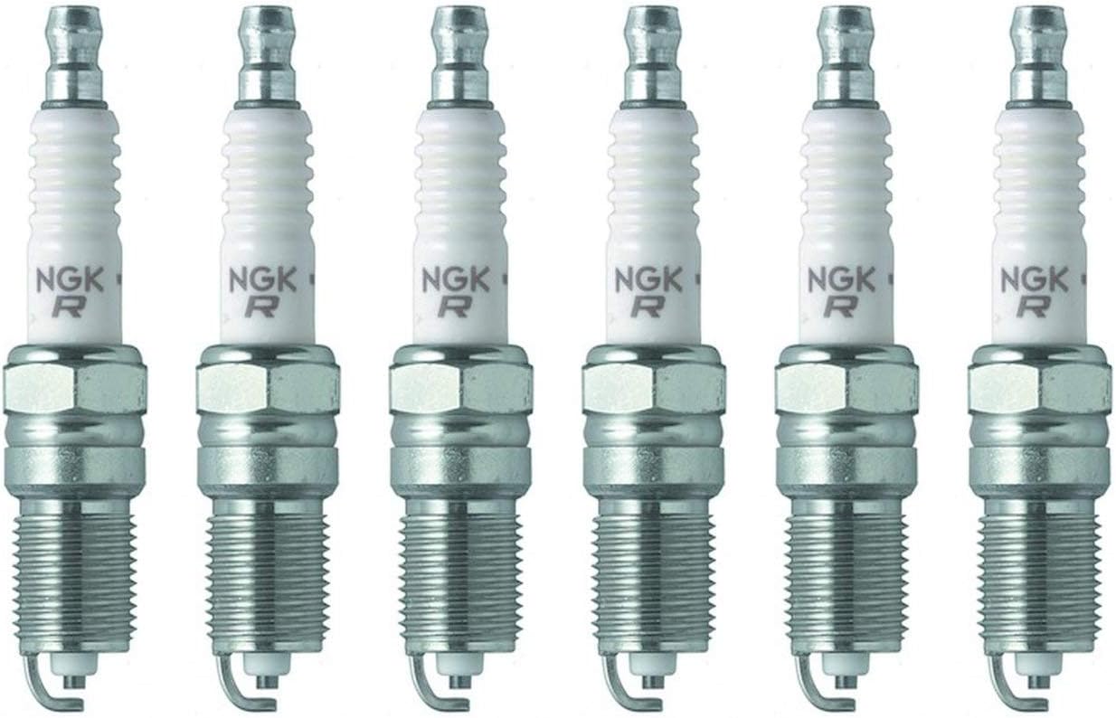NGK 3951 TR55 Spark Plugs 6-Pack High-Performance Copper Core Long-Las