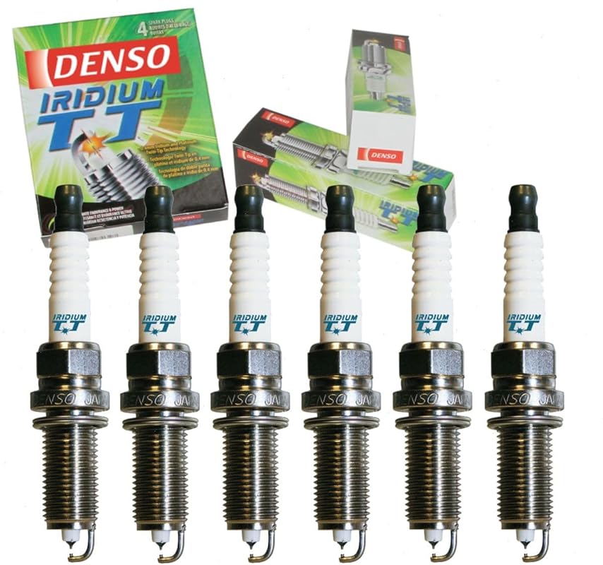 Set of 6 DENSO Iridium TT Spark Plugs for Nissan Maxima 3.5L V6 2009-2