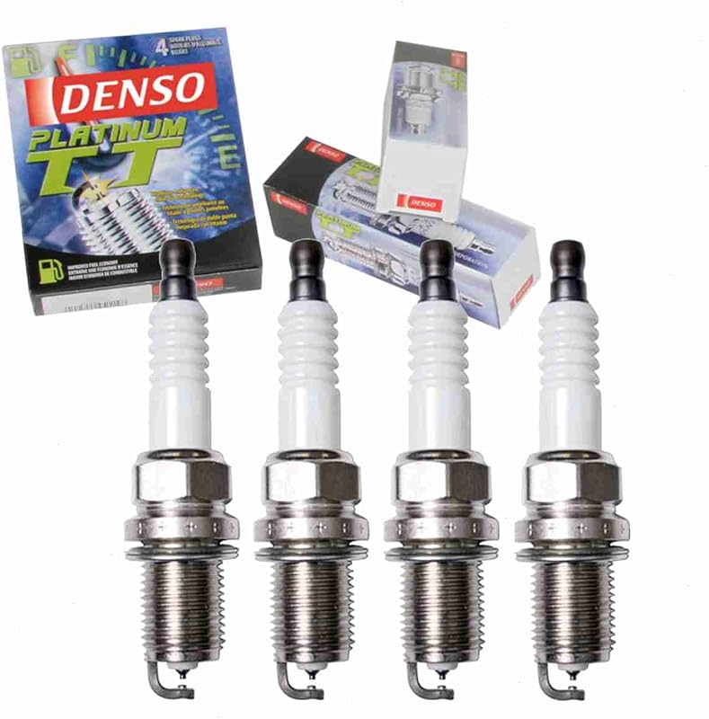 4-Pack DENSO Platinum TT Spark Plugs for Toyota Echo 1.5L L4 (2000-200