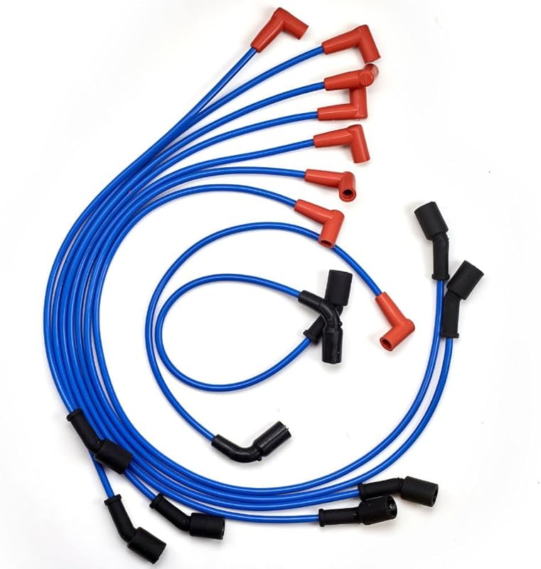 Spark Plug Wire Set Mercruiser 5.0 5.7 6.2 Volvo Penta Flat Cap Distri
