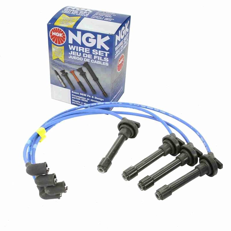 NGK Spark Plug Wire Set for Mazda Miata 1.6L 1.8L L4 Engines 1990-2000