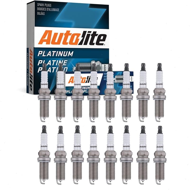 Autolite Platinum Spark Plugs 16pc Set for Ram 1500 5.7L V8 HEMI 2011-