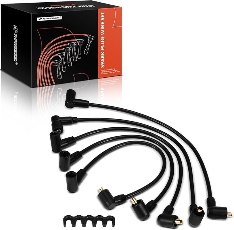 A-Premium 5-Piece Ignition Spark Plug Wires Set for MG MGB 1969-1981 A