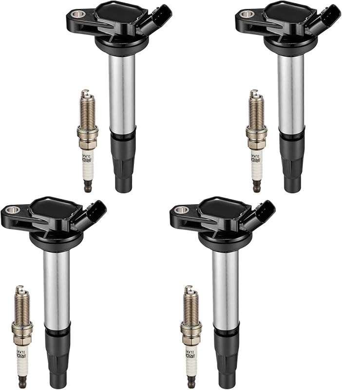 High-Performance Ignition Coil Pack & Iridium Spark Plugs for Toyota C