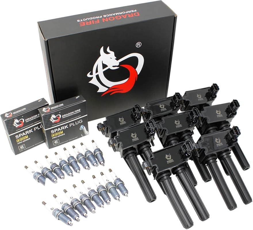 AIP Dragon FIRE Ignition Coils & Iridium Plugs for 5.7-6.4L V8 Dodge R