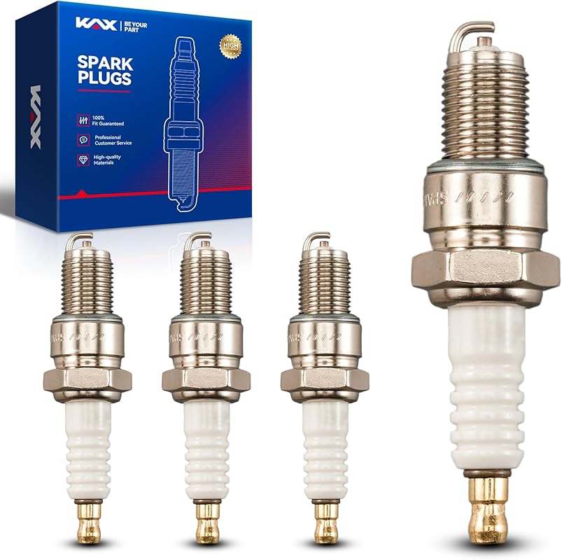 KAX 4-Pack BPR6ES #7131 Standard Spark Plugs for MGB 1962-1980 Nissan 