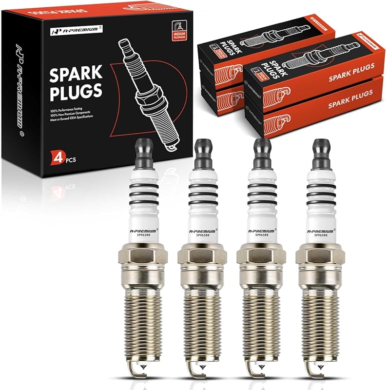 A-Premium Iridium Platinum Spark Plugs for Turbo Ford Explorer Escape 