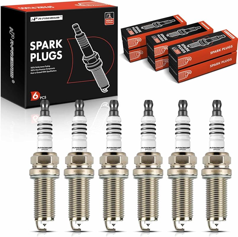 A-Premium 93501 LKAR7BIX-11S Iridium Platinum Spark Plugs for Nissan A