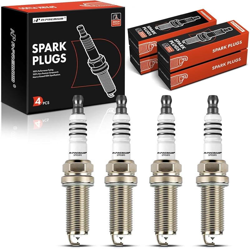 A-Premium Iridium Platinum Spark Plugs for Subaru, Mercedes, Mitsubish