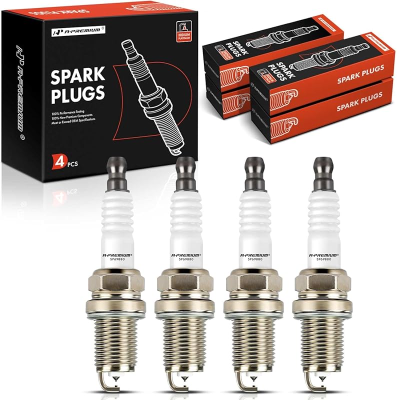 A-Premium Iridium Platinum Spark Plugs for Honda Civic 2006-2011, S200