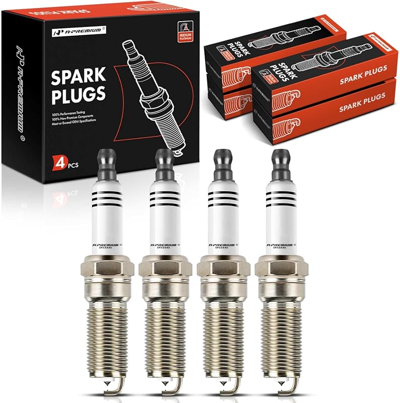 A-Premium Iridium Platinum Spark Plugs for Mercedes C230 SLK230 Saab 9