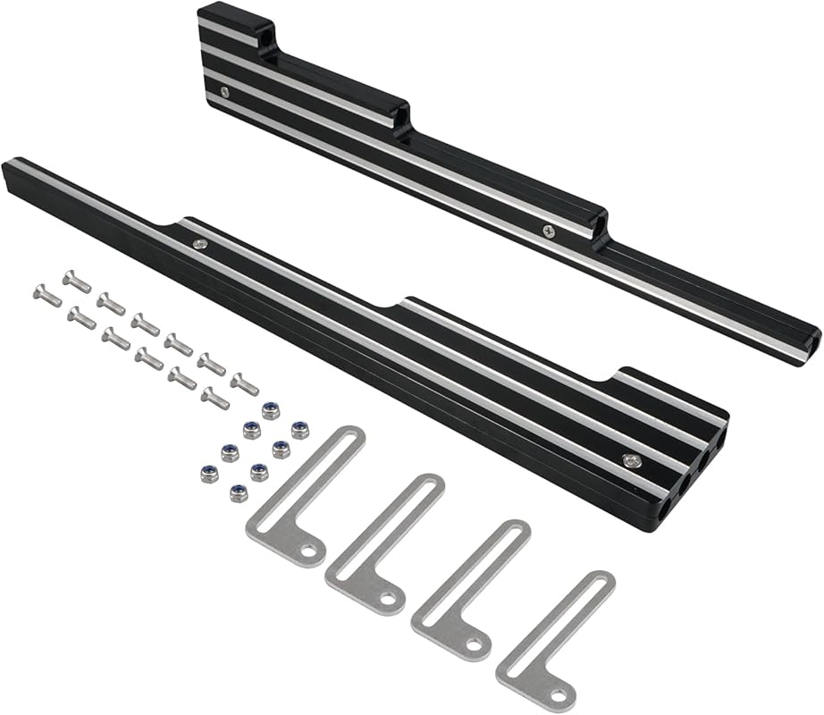 Bevinsee Billet Aluminum Spark Plug Wire Looms for Chevy SBC BBC 350-4