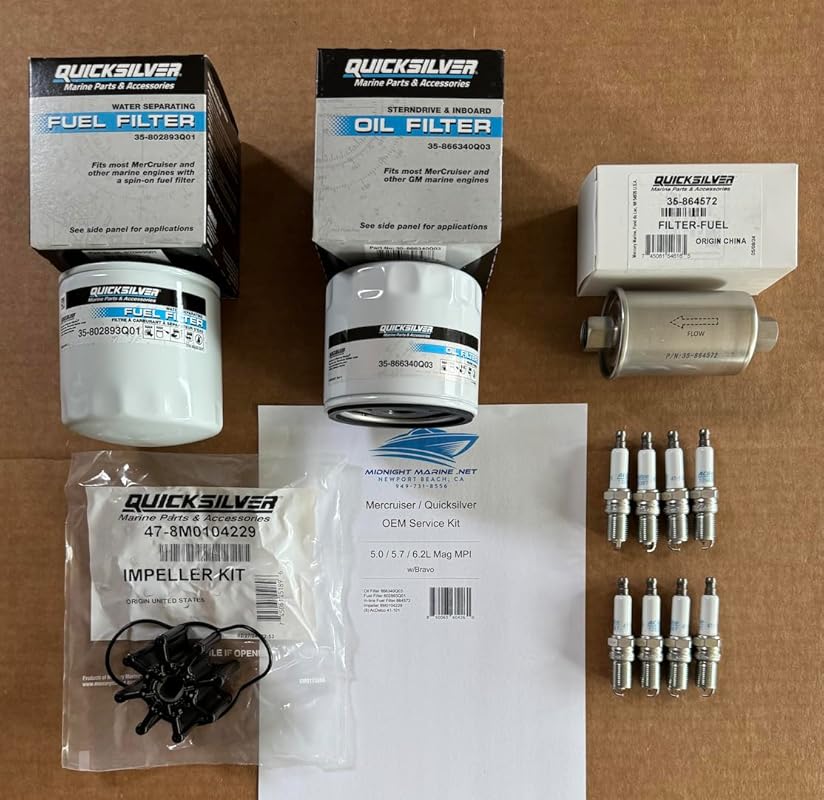 Quicksilver Mercruiser 5.0L 5.7L 6.2L MAG MPI 350 Bravo Service Master