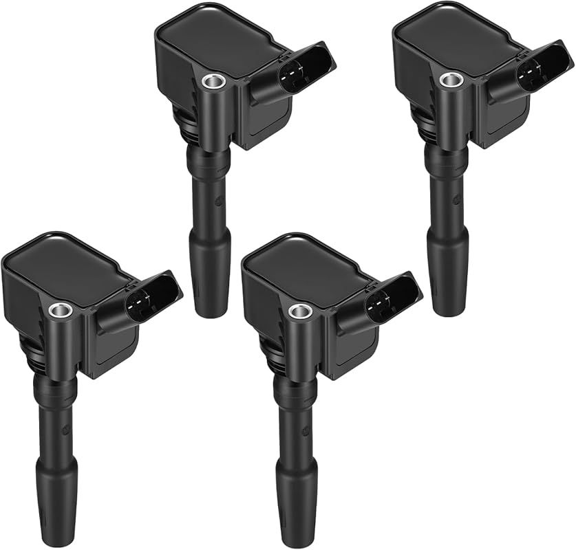 06J905110G 4-Pack Ignition Coils for Audi A3 A4 A5 Q5 Q7 Q8 VW Golf GT
