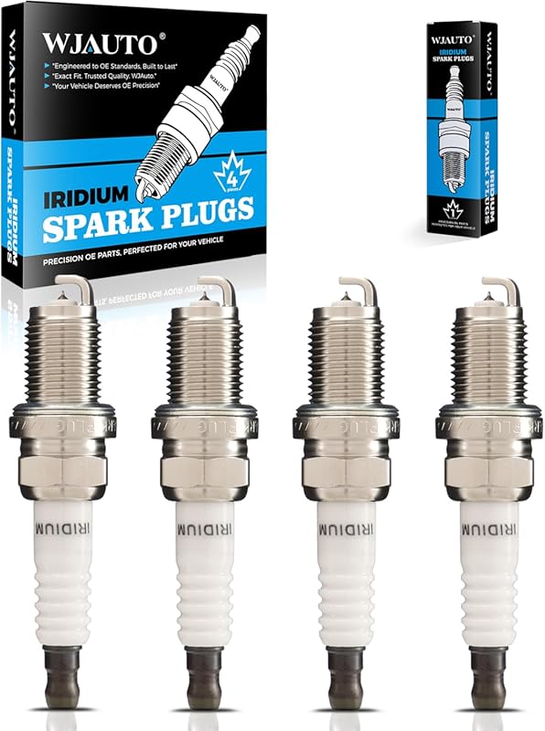 Pre-Gapped Iridium Spark Plugs 4 Pack OEM Replacement for Audi BMW Che