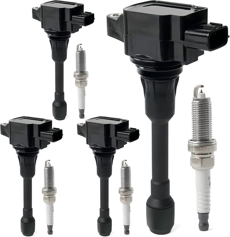 UF549 Ignition Coil Packs & 9029 Iridium Spark Plugs 4-Set for 2007-20