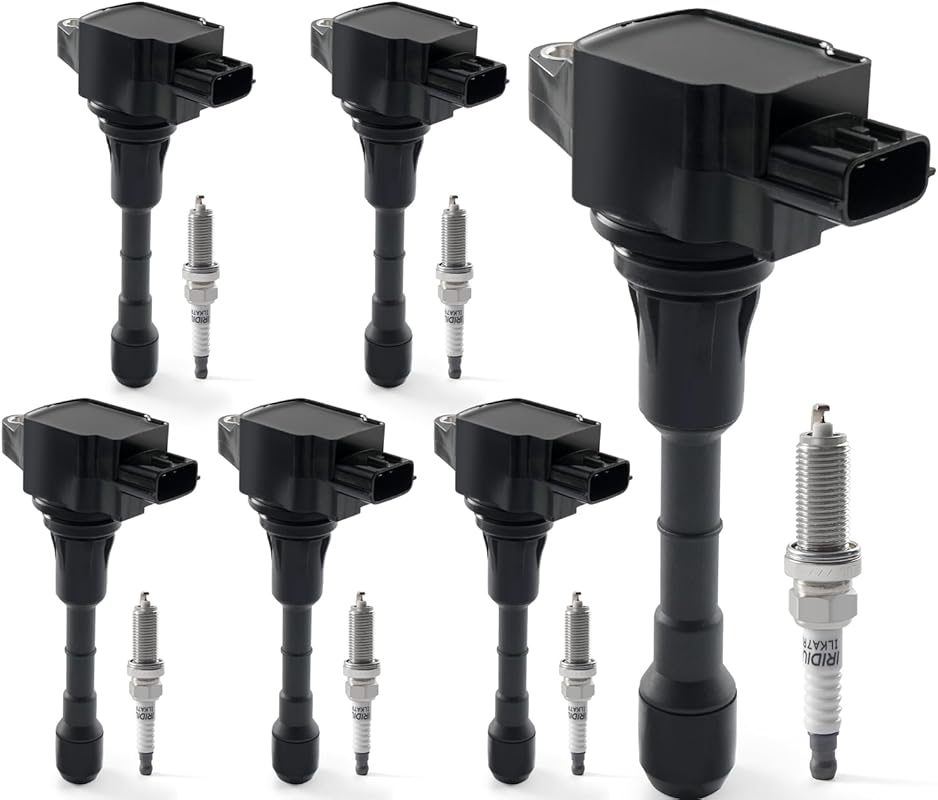 6 Ignition Coils & Iridium Spark Plugs for 2007-2020 Nissan Altima Max