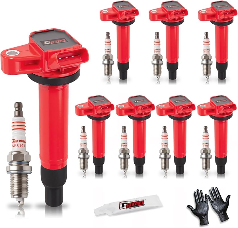 Ignition Coil Pack & Spark Plug for Toyota/Lexus V8 2000-2009 4.3L/4.7