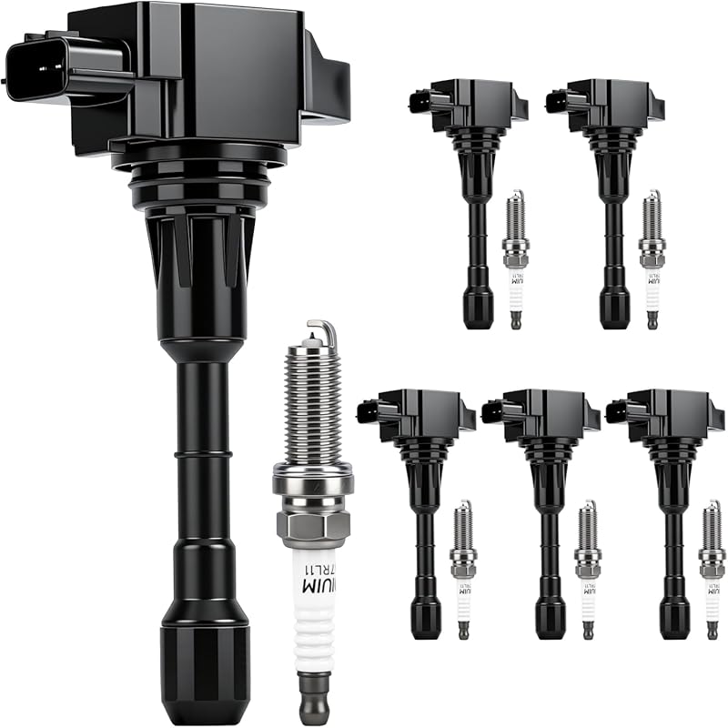 Autoexact Ignition Coil & Iridium Spark Plugs Kit for 2009-2024 Nissan