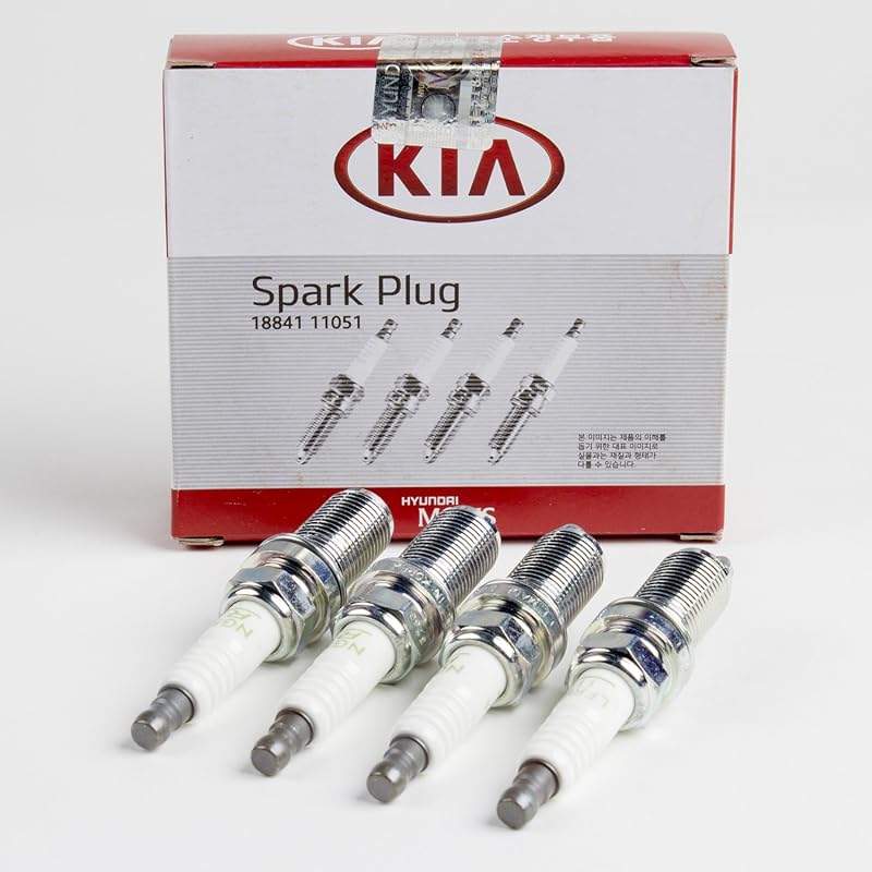 Genuine Hyundai Kia 18841-11051 Spark Plugs Set of 4 for Sorento 2009-
