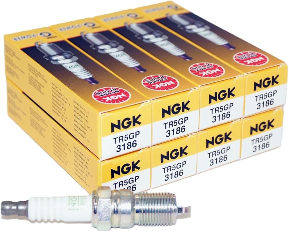 NGK G-Power Platinum Spark Plugs TR5GP 3186 8-Pack Reliable Ignition F