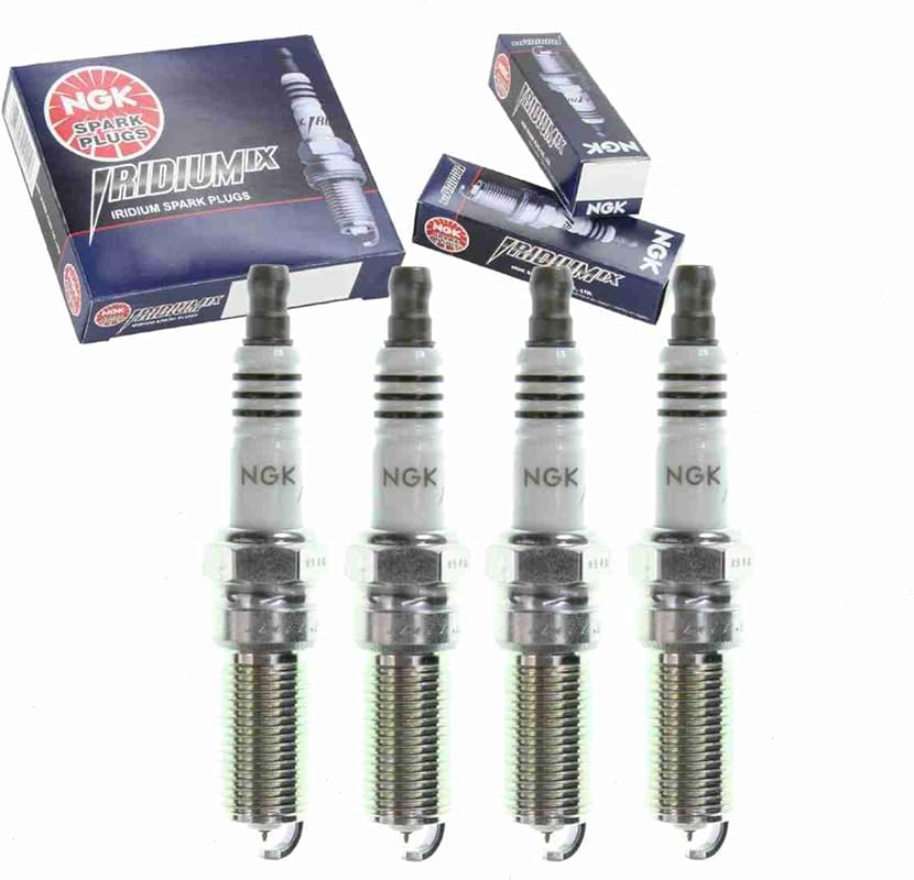NGK 4-Piece Iridium IX Spark Plugs Compatible with 2012-2016 Land Rove