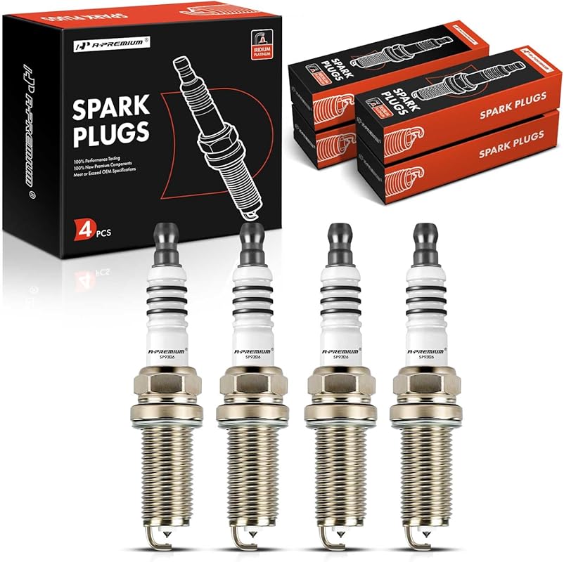 A-Premium Iridium Platinum Spark Plugs Pack of 4 for Kia Forte Koup Fo