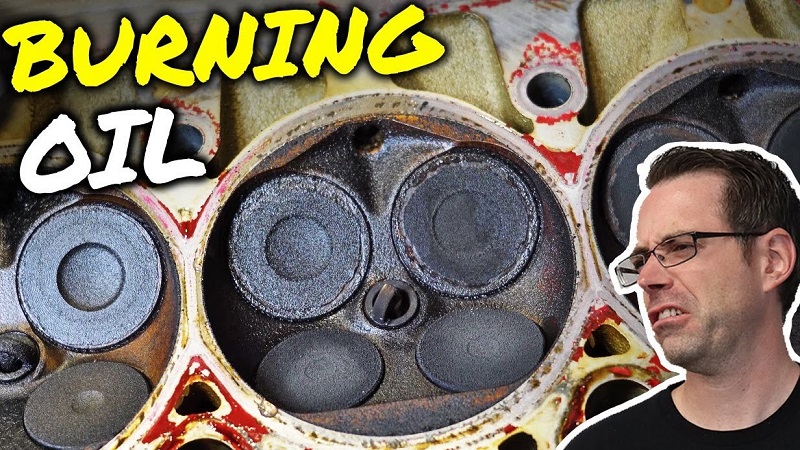why does my engine burn oil